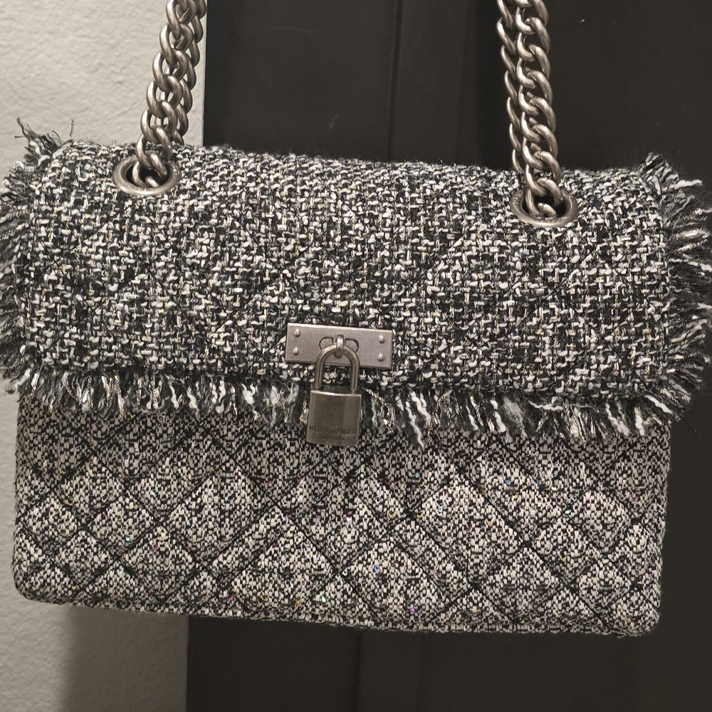 Kurt Geiger Tweed Shoulder Bag